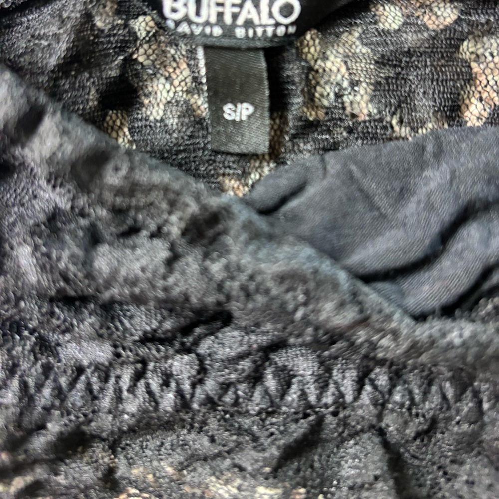 Buffalo black lace bandeau size S